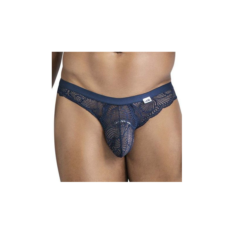 CandyMan Slip Dentelle Elynos Bleu marine